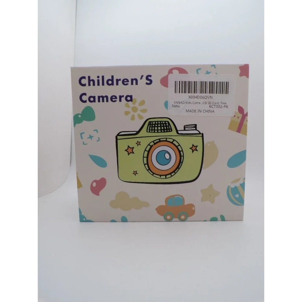 KANAD Children's Camera KCT002-PK Pink Unicorn Kids Mini Camera 800mAh
